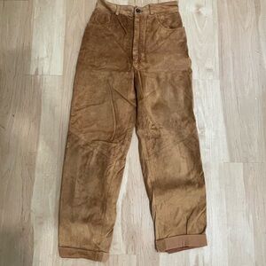 Ann Taylor Lined Leather Pants